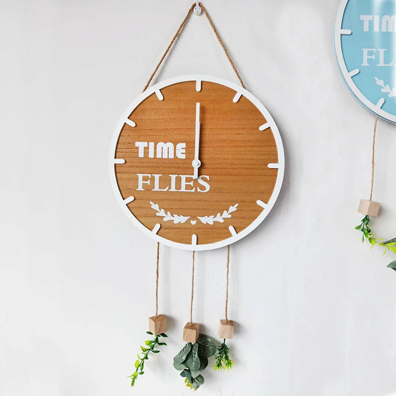Wall Clock DIY Smart Wifi/No Wifi Clock Silent Movement Automatic Time Adjustment Mute Movement Living Room Office Wall Decor