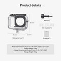 TELESIN Waterproof Case For DJI OSMO Action 6 Underwater 60M Diving Housing Cover With Dive Filter For DJI Action 6
