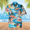 Hot Personalized Photo Hawaiian Cartoon Shirts Custom | SAMAG