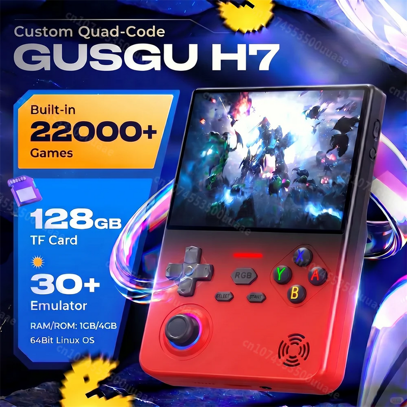 GUSGU H7 128GB Handheld Game Console Open Source Linux - Visuel 7 | SAMAG