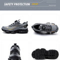 Indestructible Steel Toe Protective Safety Shoes Slip Resistant Abrasion Resistant Work Shoes Men Tough Comfortable Sneaker ﻿