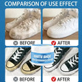 LOORSAN White Shoe Cleaning Cream - No-Rinse Stain Remover Instant Whitening for Canvas & Leather Sneakers
