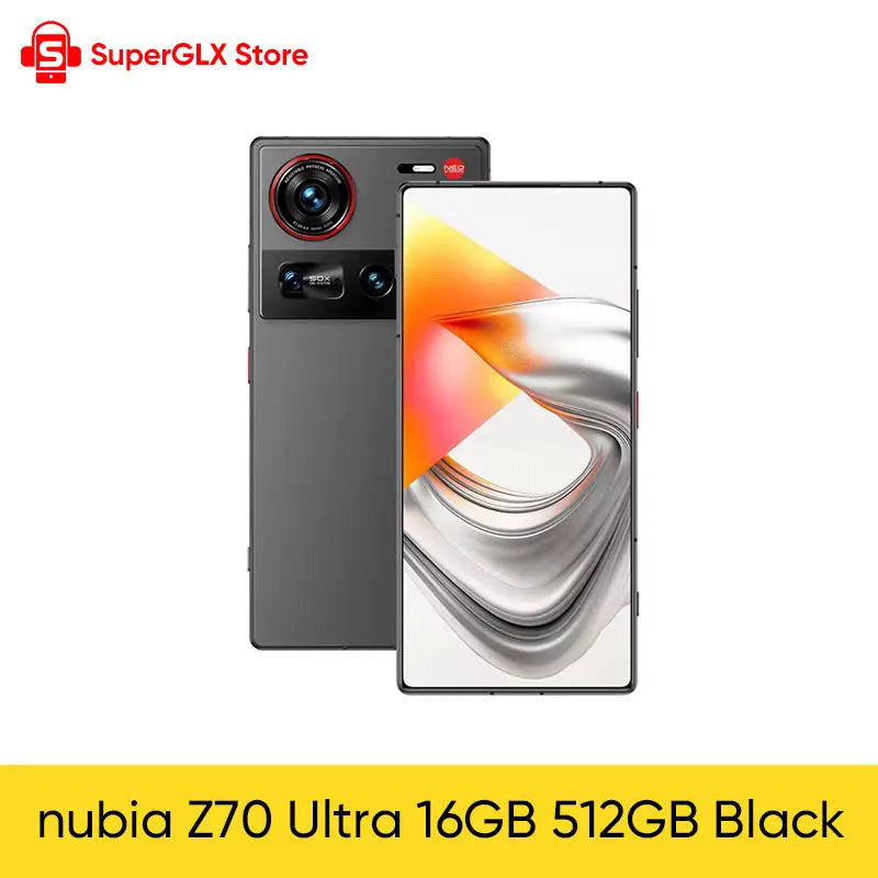 Global Version Nubia Z70 Ultra 5G Smartphone 6.85'' 144Hz AMOLED Display Snapdragon 8 Elite Processor NFC 16GB 512GB Fast Charge