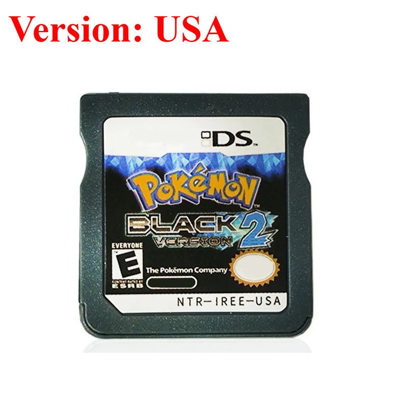 USA Pokemon NDS Game Card 3DS 2DS DS Card SoulSilver HeartGold Platinum Game Card Game Card BLACK Collecting Hobbies Gifts