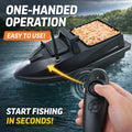 MBLN Mini Bait Boat 500m Remote Control, Ultra-Quiet Dual | SAMAG