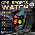 New GPS Military Smart Watch Bulit-in GPS Compass Altimeter Barometric 10ATM IP69K Waterproof AMOLED BT Call Smartwatch