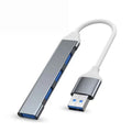 4-Port USB Hub Type C Extender Splitter Adapter OTG Docking Station for MacBook pro 13/15 Air PC Laptop - Phone Charging Compu