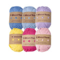 E8BD 6 Rolls Handmade Fabric Strip DIY T - shirt Yarn Knitting for Crocheting and Crafting for Hand Bag - View 7 | SAMAG