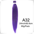 Pre Stretched Braiding Hair 26inch Kanealon for Braids Yaki Straight Synthetic Braids Hair Extension Expressions Braiding Hair