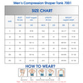 Men's Double Layer Cooling Compression Vest, Breathable Tummy Control Body Shaping Sleeveless Undershirt