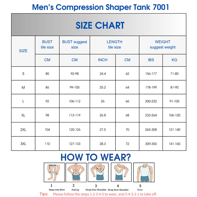 Men's Double Layer Cooling Compression Vest, Breathable Tummy Control Body Shaping Sleeveless Undershirt