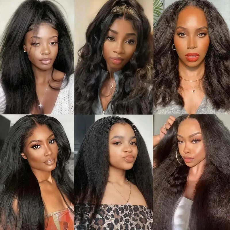 28 30Inch Brazilian Kinky Straight Human Hair Bundles 15A Virgin Human Hair Extension 3/4Pcs Hair Wefts Yaki Straight Human Hair