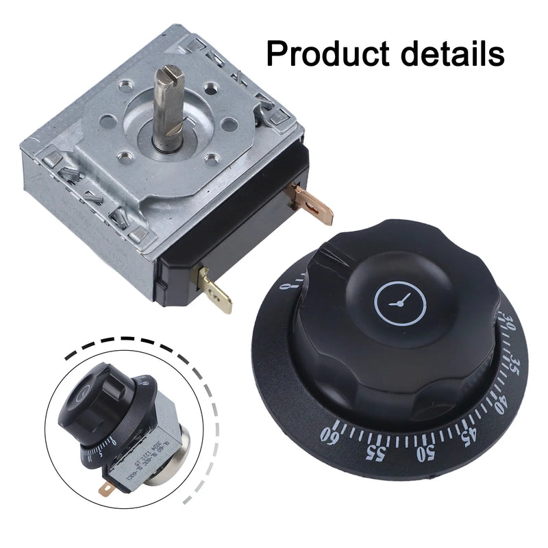 Electric Oven Timer Microwave Oven Timer Kitchen Management Built-in Bell Feature Compact Design Easy Installation