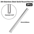 2/5/ 304 Stainless Steel Solid Round Rod 6in-20in 12 16in | SAMAG