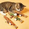 Cork Fish Shaped Cat Toy Safe Bite Resistant Attract Cat To Bite Grind Teeth Claws Relieve Boredom Functions Interactive Pet Toy