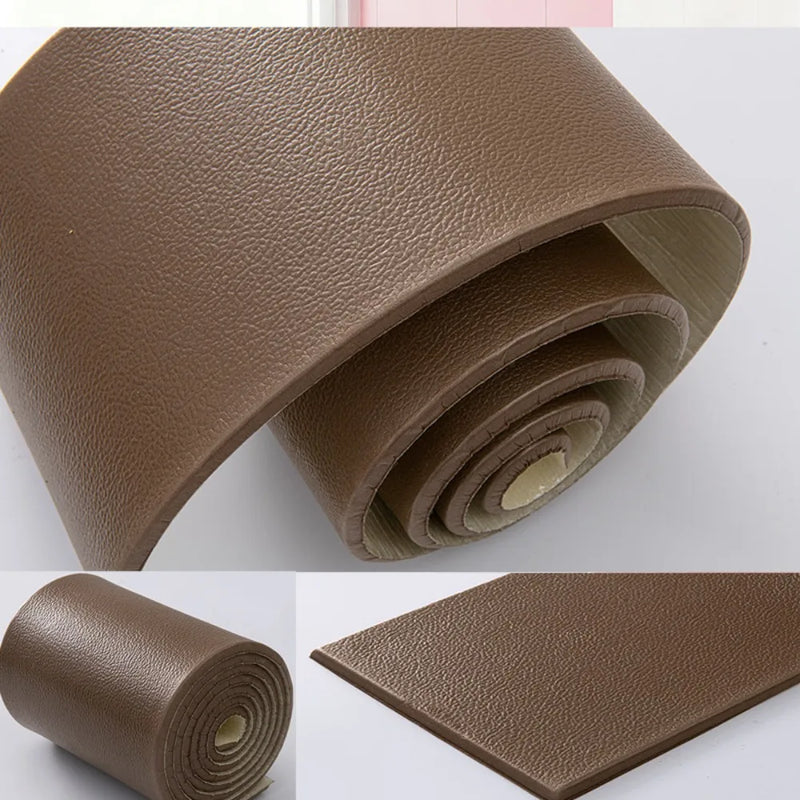 New Durable 20x200cm Anti Collision Strip Self-Adhesive Soft Foam Wall Protection Soft Wrapped Sponge Thickened Corner Protector