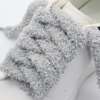 1Pairs Winter Autmn New Cute Wide Flat Plush Soft Pink | SAMAG