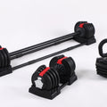 Smart 3-in-1 Adjustable Cast Iron Dumbbell Set Barbel | SAMAG