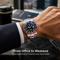 2026 New PAGANI DESIGN Luxury Men Mechanical Watches Stainless Steel GMT Watch Top Brand Sapphire Glass Men Watch reloj hombre