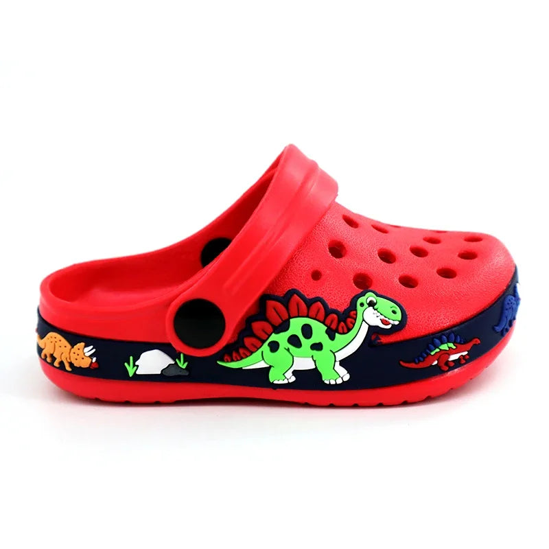 New Fashion Cartoon Sandals for Kids Summer Slippers Boys Girls Casual Garden Shoes Hollow-out Beach Shoes Clogs for Children