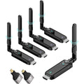 1x1 1x2 1x4 Wireless HDMI Extender Transmitter&Receiver Dongle Adapter，for Screen Sharing with Cameras,Laptops,TVs& Monitors