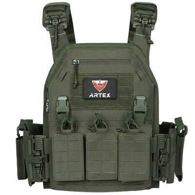 ARTEX Ranger Green Plate Carrier Tactical Vest With Quick | SAMAG