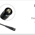 Retevis RHD-771 RT5R Walkie-Talkie Antenna SMA-F RHD-771 VHF UHF Dual Band for Baofeng UV 5R 144/430Mhz Quansheng UV K5 UV K6
