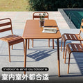 Long table dining table Outdoor indoor waterproof Villa courtyard Balcony leisure Simple garden waterproof desk table
