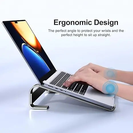 Laptop Stand Ergonomic Cooling Bracket Aluminum Alloy Desktop Holder for MacBook Lenovo HP Dell XPS 10-18inch Notebook Computer