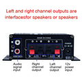AK170 Power Amplifier Audio Karaoke Home Theater 12V Mini Amplifier 2 Channel Bluetooth Class D Amplifier USB Input Dropshipping