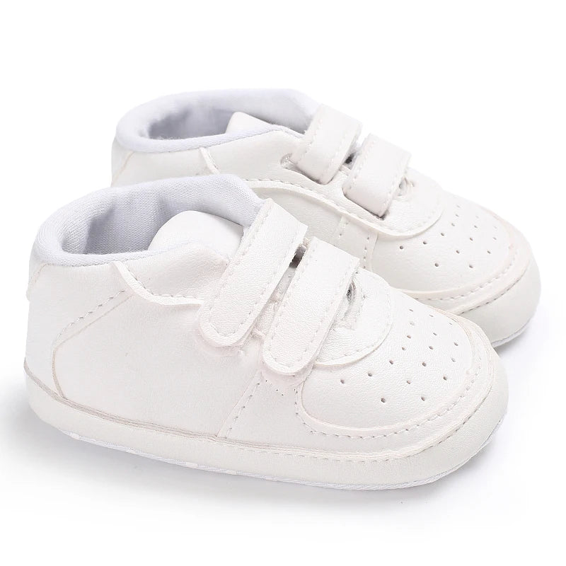 0-18M Classic Fashion Infant Casual Sneakers Soft Sole Baptism Comfortable First Walking Shoes For Baby Boys Girls