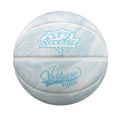 White Blue PU Basketball Ball Official Size 7 Free Needle | SAMAG