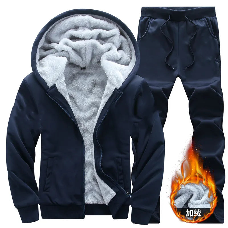 Wolf Czuadlte2024New Winter Men's Sports Set Casual Pants | SAMAG