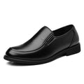 Men's leather shoes, business British style, casual, one foot, lazy loafers, dress shoes