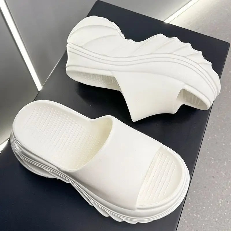 2026 Hot Sale Women's Slippers Summer Outer Wear Slippers Women New Thick-Soled Eva Slippers, Soft-Soled Home Sandals for Women