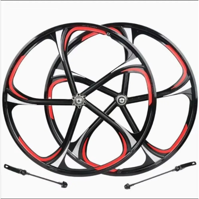 Wheel Set 700C V Brake Magnesium Alloy/Aluminum Alloy Powder Coated Integrated Bicycle Wheel Rim
