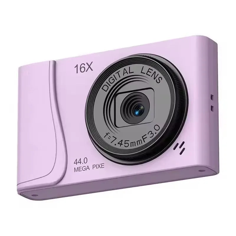 Digital Camera 4K 24 Million Pixels Children Camcorder 16x Zoom Compact Cameras Auto Focus for Kids Adult Beginners Photograph