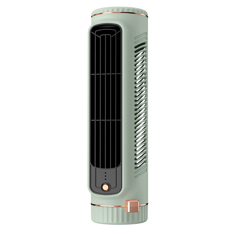 Mini Bladeless Fan Towers Fan Airs Conditioner 3 Speed Adjustables Modes Desk Airs Cooler Standing/Lying Living Room Cooling Fan