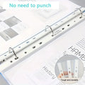 50/100pcs Clear A4 Plastic File Folders - 11-Hole 3-Ring Binder Compatible, Durable PP Document Sleeves for Office, School, Home