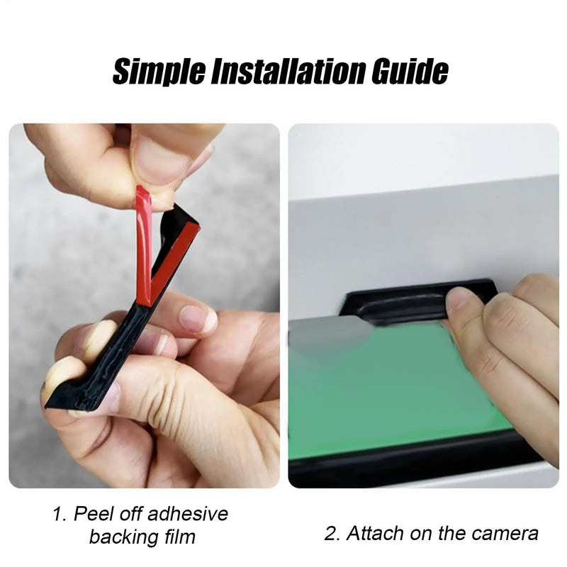 360 Degree Car Rear Camera Cover 1PC Rainproof Dust Shield Protection, Auto Safety Bike Trailers RV Truck Outdoor Supplies 2.8in