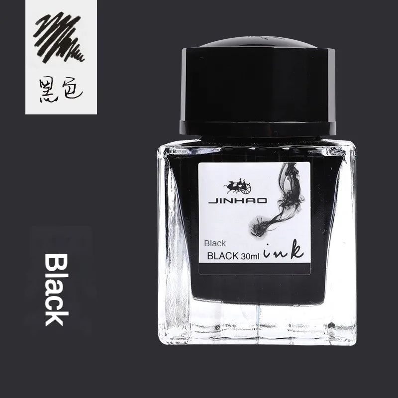 Jinhao Fountain Pen Chinese ink 30ml Color Glass Bottled Ink Writing Drawing ink Cartridge Office School Supplies Stationery