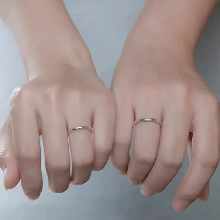 BF CLUB 925 Sterling Rings for Women Adjustable Simple Fashion Geometric Vintage Handmade Irregular  Ring Party Gifts