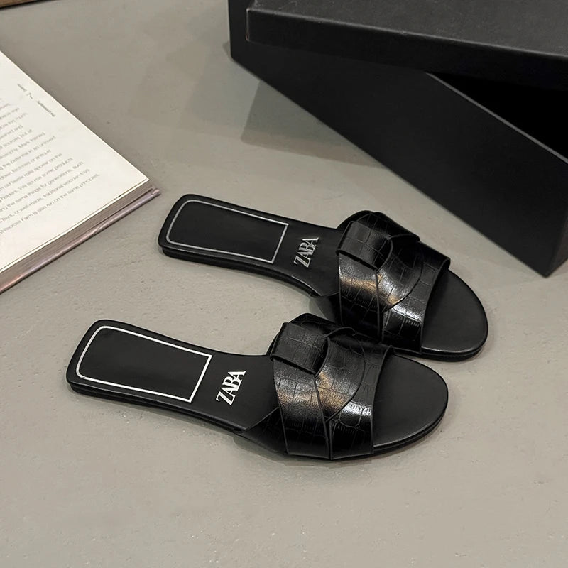 New Summer Designer Women'S Solid Color Fashion Slippers Zapatos De Mujer Women'S Shoes Slippers Women Slippers Women Shoes