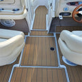 KXKZREN Customized 2012 Sea Ray Sundeck 240 Swim Platform Cockpit Self-adhesive 5mm Flooring Pad EVA Foam Decking Sheet Mat