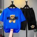 Fashion Letter Bear Print Children Summer Clothing - View 16 | SAMAG