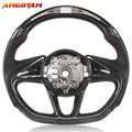 LED Carbon Fiber Steering Wheel For McLaren 720S 600LT 540C 12C 2017-2021 Racing Wheel With Trim Cover 720s Steering Wheel