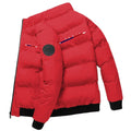 Men's Winter Down Jacket Thick Warm Puffer Coat Waterproof Cold Weather Casual Parka Hooded Windproof Menswear Outerwear Parkas