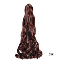 Loose Wave Braiding Hair Extensions 24" Synthetic Spiral Curls Braids Hair Pre Stretched Bouncy Braid French Curls Braiding Hair