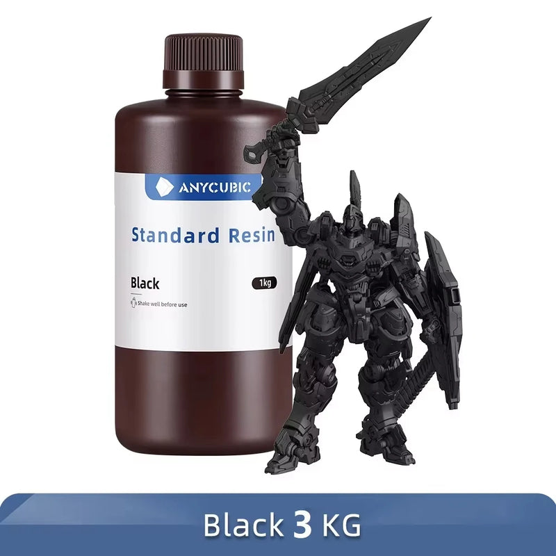 ANYCUBIC Standard Water wash resin/Tough Plant UV Resin For LCD 3D Printer 405nm Liquid Photopolymer Sensitive Resin 3D Printing