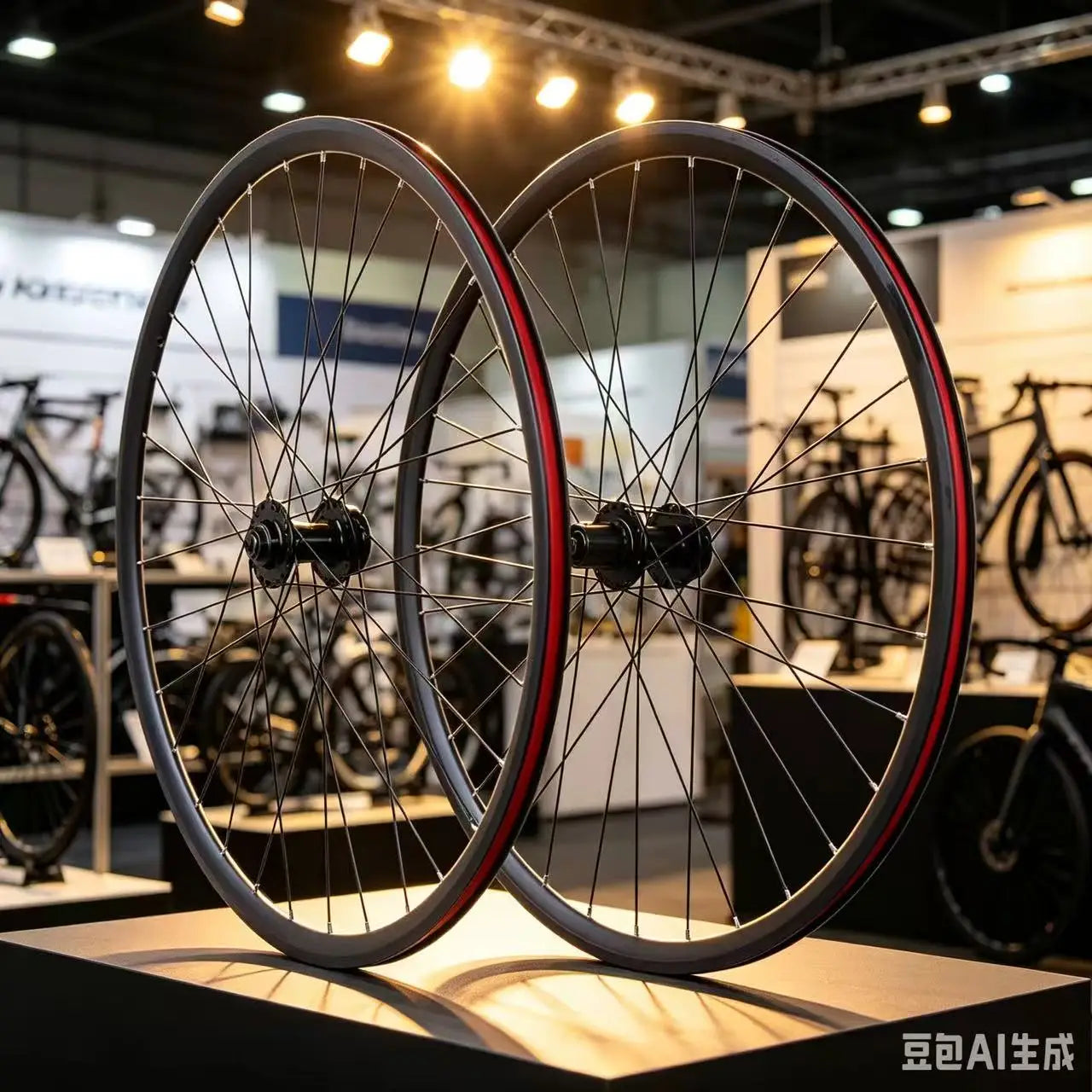 700c 700cc 28" Cassette Wheelset, Quick Release Disc Brake, Aluminum Alloy Rim, 6-Bolt/ Centerlock Compatible